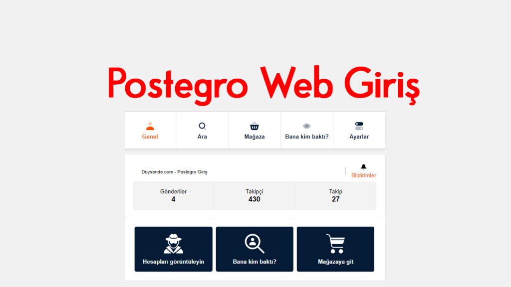 Web Postegro Giriş Yap 2024 Çalışan ️Tekji ️