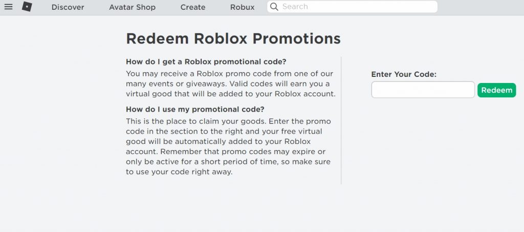 Bedava Robux - Roblox Promo Codes