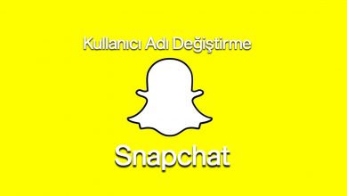 Snapchat Kullanıcı Adı Değiştirme