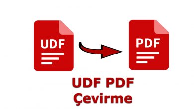 UDF’yi PDF’ye Çevirme
