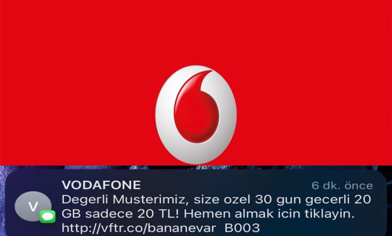 Vodafone 20 GB 20 tl