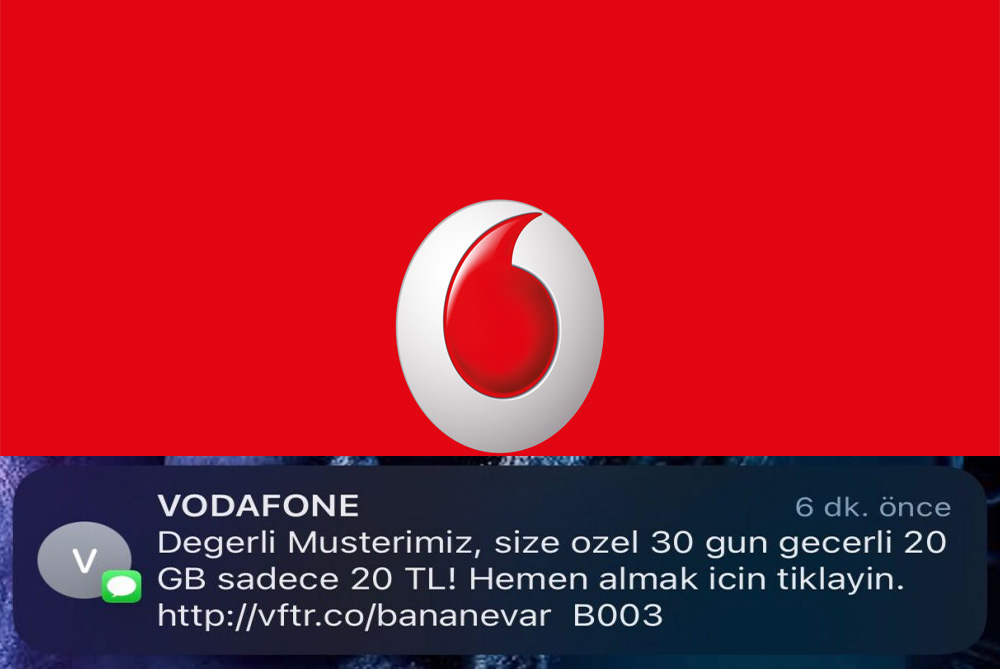 Vodafone 20 GB 20 tl