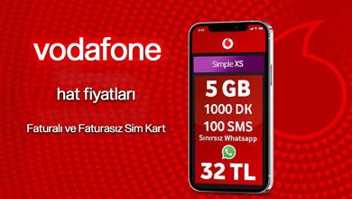 Vodafone Faturasız Hat Fiyatları