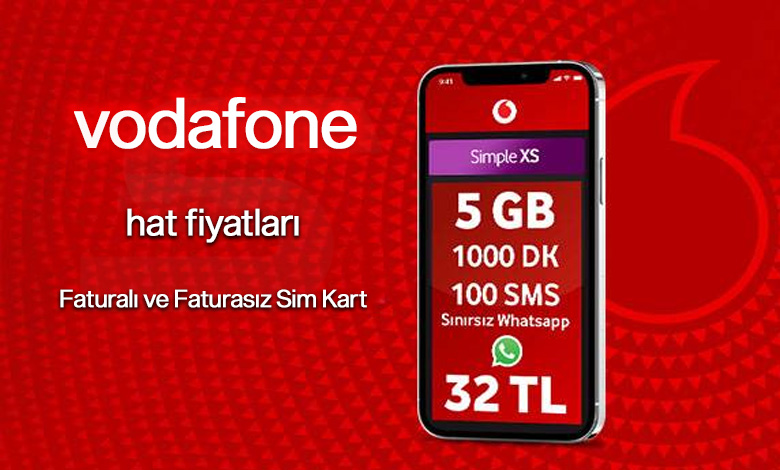 Vodafone Faturasız Hat Fiyatları