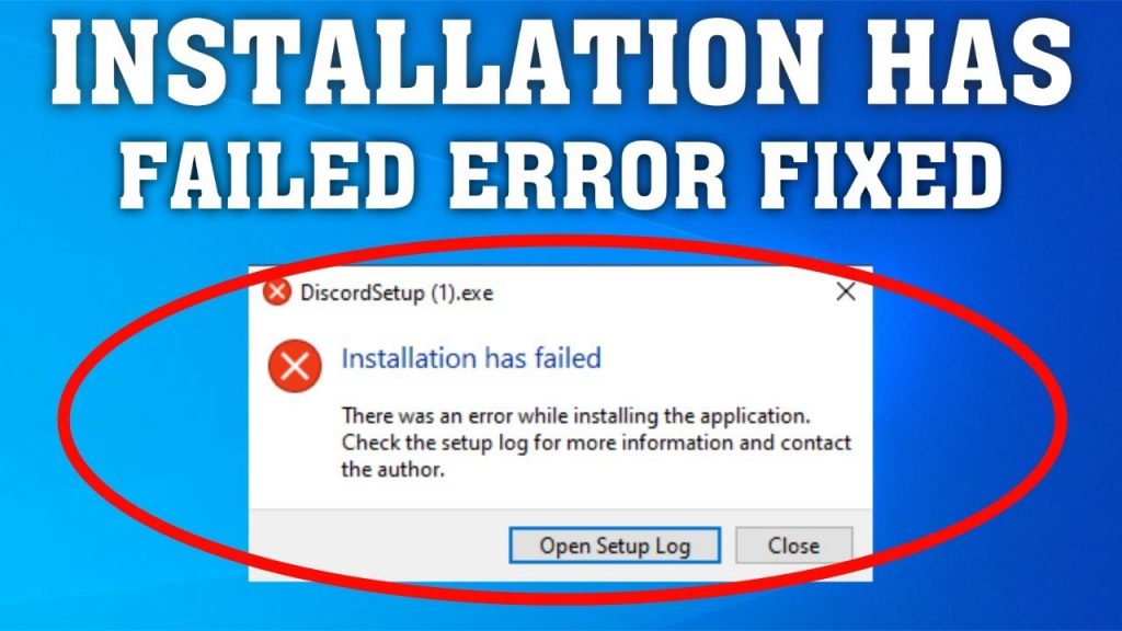 Discord Installation Has Failed Hatası