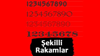 Şekilli Rakam Yazma