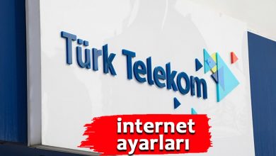 Türk Telekom internet Ayarları