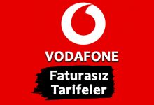 Vodafone Faturasız Tarifeler