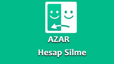 azar hesap silme