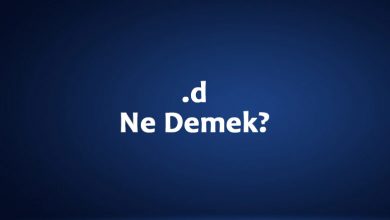 .d Ne Demek
