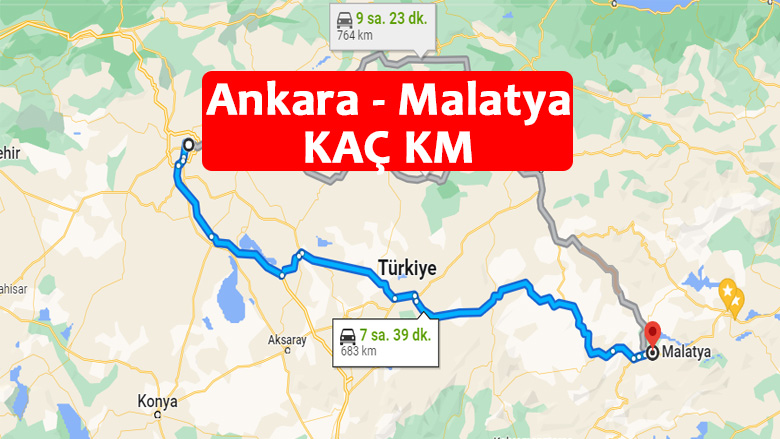 Ankara Malatya Arası Kaç KM