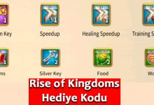 Rise of Kingdoms Hediye Kodu