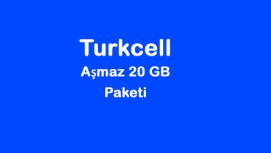 Turkcell Aşmaz 20 GB Paketi