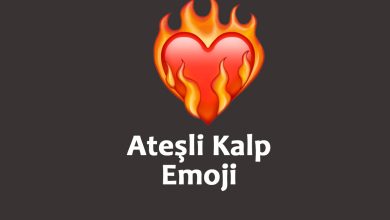 Ateşli Kalp Emoji