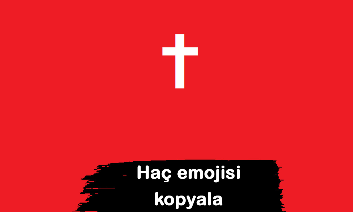 Haç İşareti Kopyala Yapıştır
