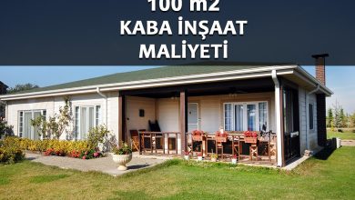 100 m2 Ev Kaba İnşaat Maliyeti