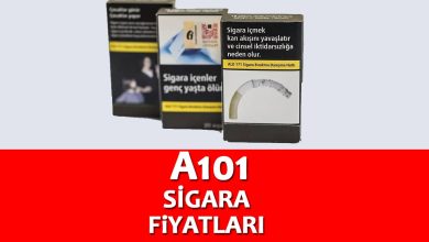 A101 sigara fiyatları