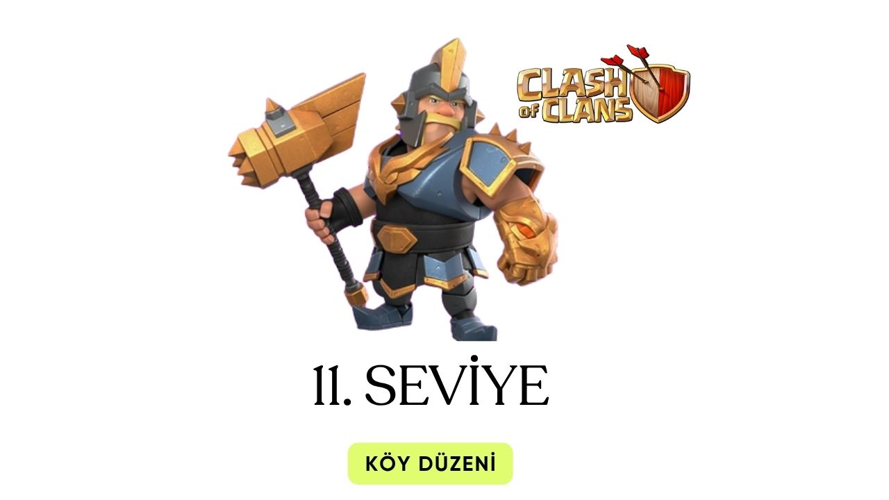 Clash of Clans 11. Seviye Köy Düzeni