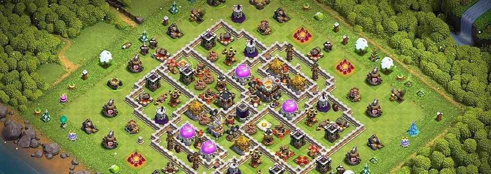 en iyi clash of clans 11 seviye köy düzeni