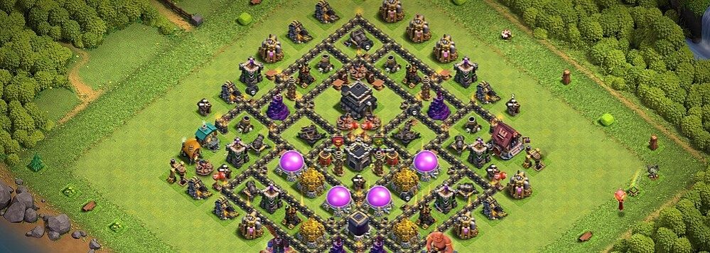 Clash of Clans 9 seviye belediye binası düzeni