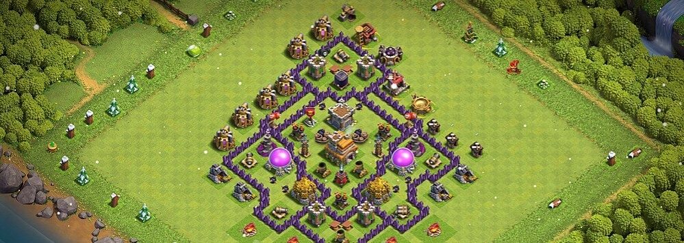 coc 7 seviye köy düzeni en iyi savunma