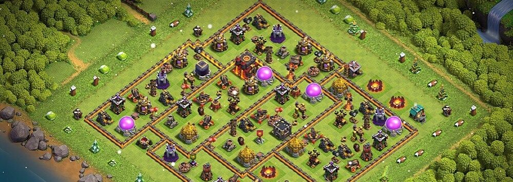 Clash of Clans 10 seviye koy duzeni bb10