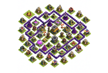 Clash of Clans 10. Seviye Köy Düzeni
