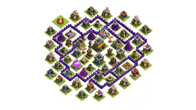 Clash of Clans 10. Seviye Köy Düzeni