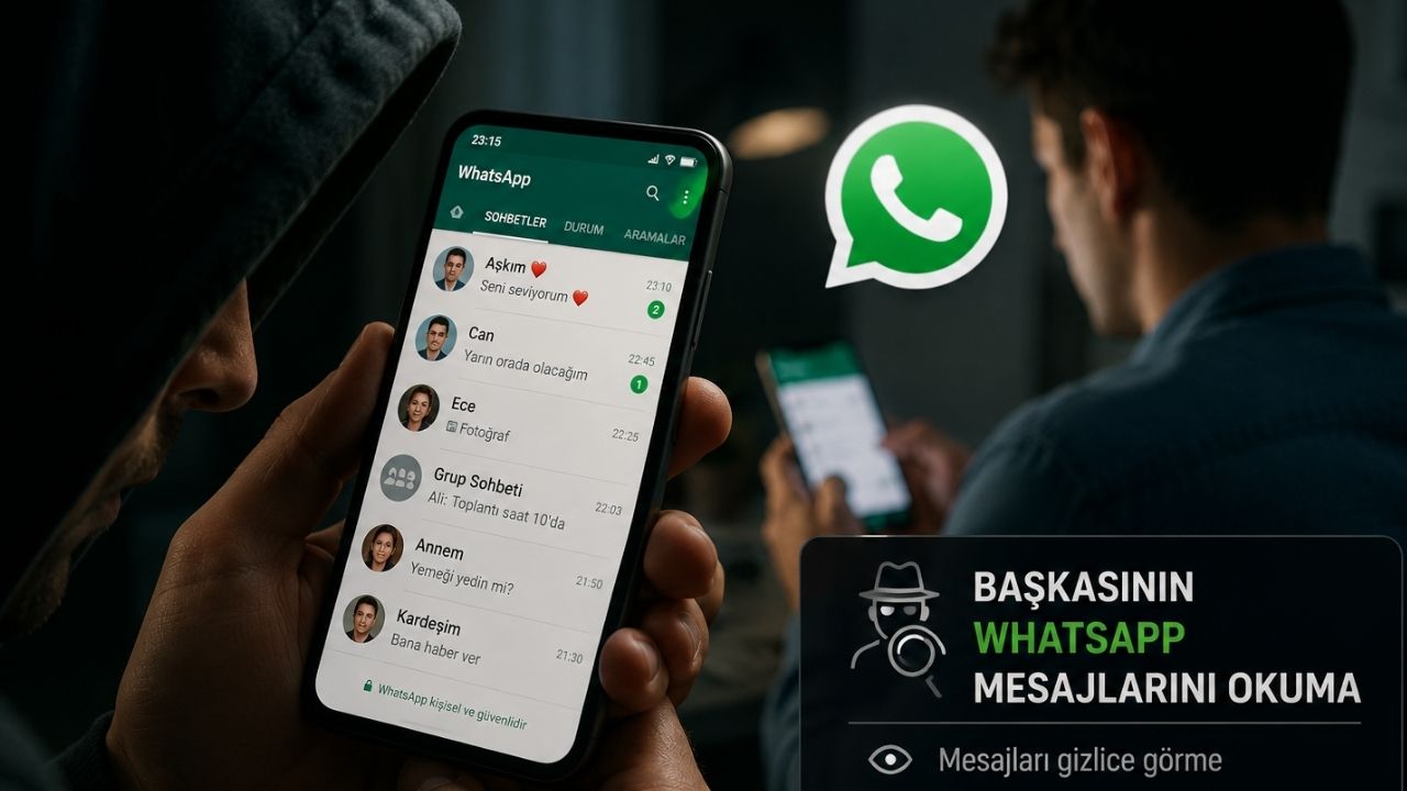 Yasal Yoldan Başkasının Whatsapp mesajlarını takip etme yöntemi